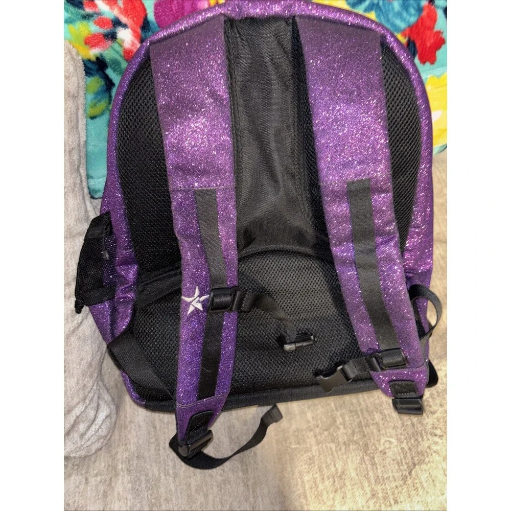 FULL SIZE Dream Bag Sequin Amethyst Purple Rebel Athletic Backpack MSRP $138 Cat